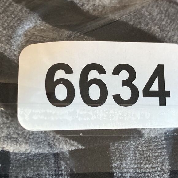 Talbots‎ Sweatshirt Women 2XP Velvet Stripe Funnel Neck Pullover Gray Black - Picture 9 of 9